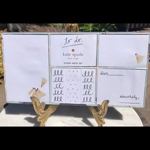 Kate Spade Sticky Note Set - New